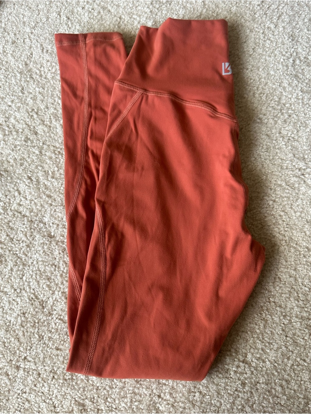 BuffBunny Latitude Canyon Rust Orange High Waisted Leggings